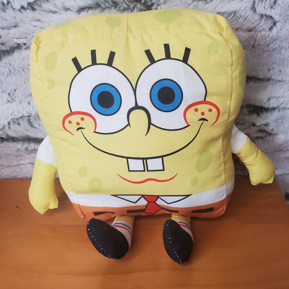 Spongebob Nickelodeon Cartoon Mini 8" Plush Stuffed Animal Pillow Character 90's